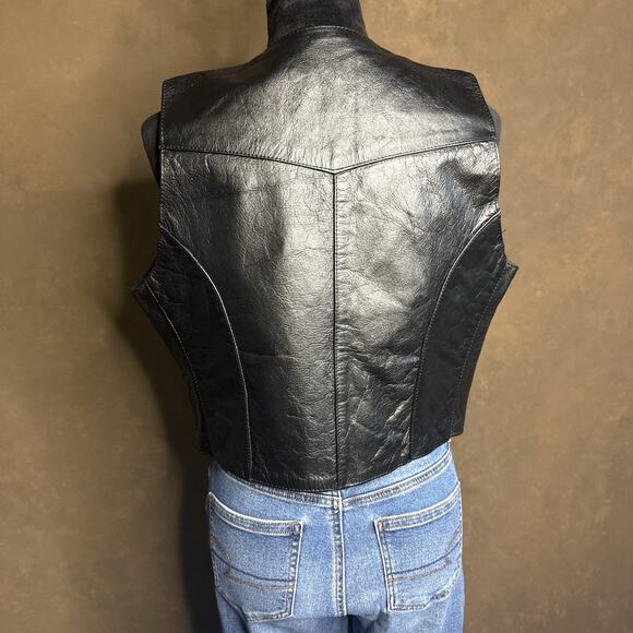 Ladies Size 10 Protech leather vest - Picture 2 of 11